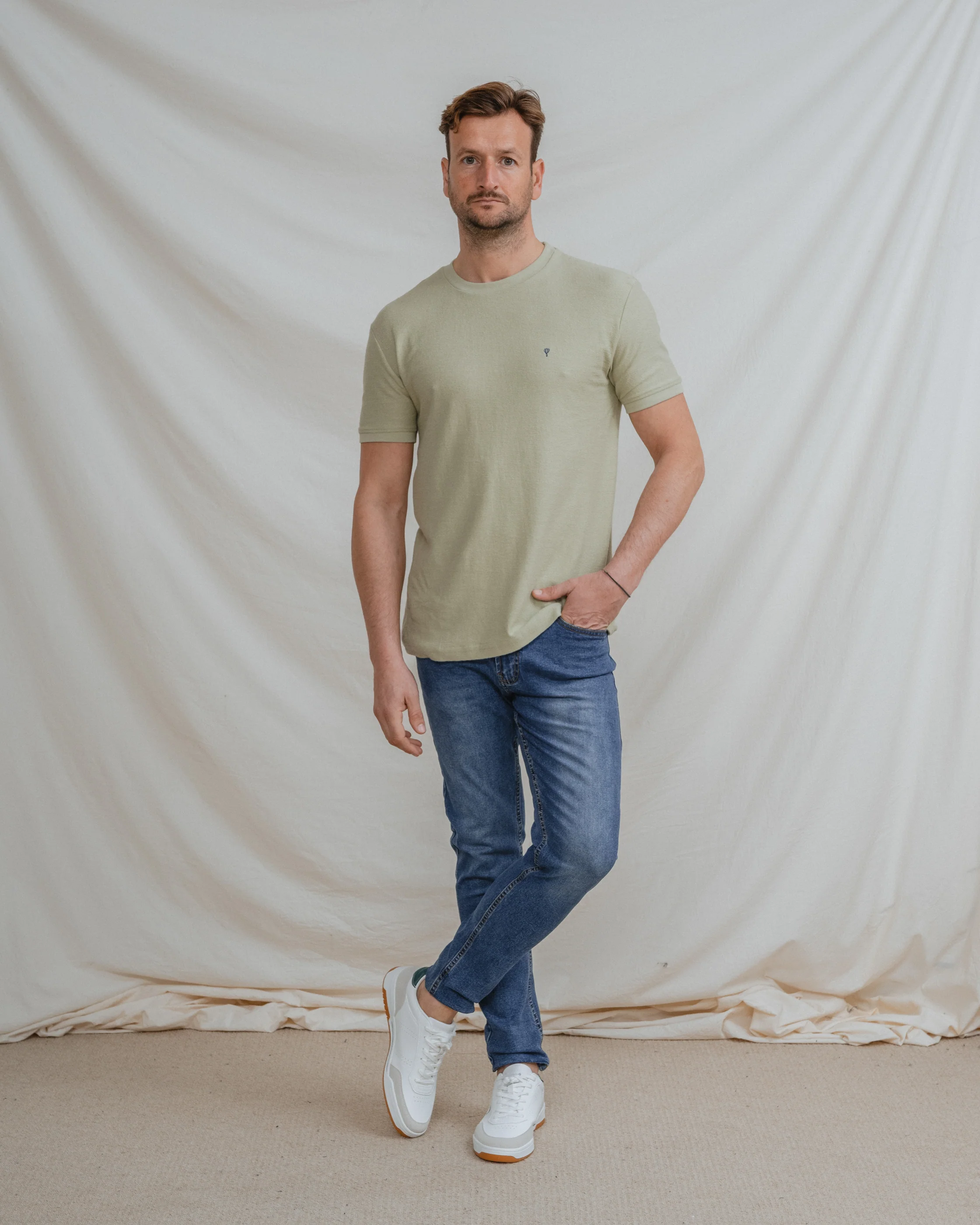 CAMISETA TEXTURA VERDE - Image 4