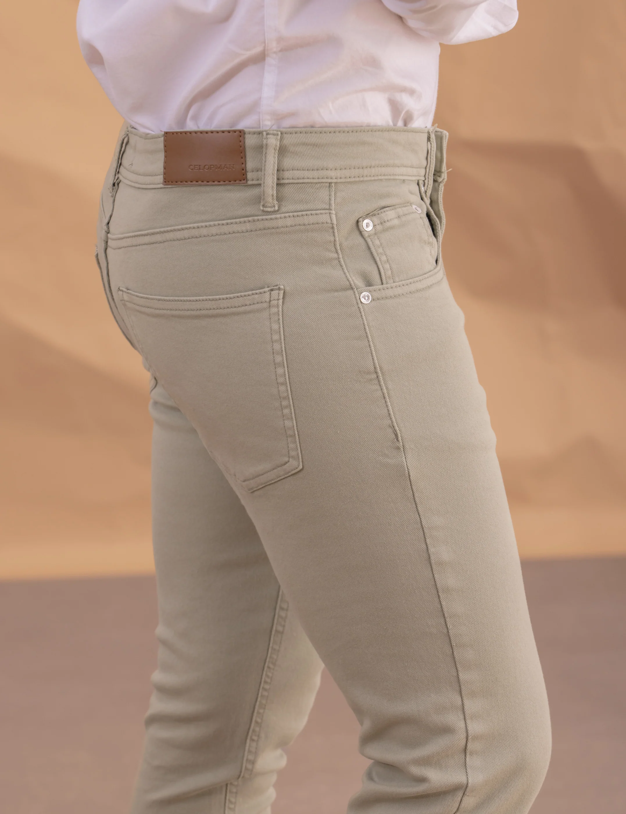 PANTALÓN 5 BOLSILLOS SKINNY VERDE - Image 3